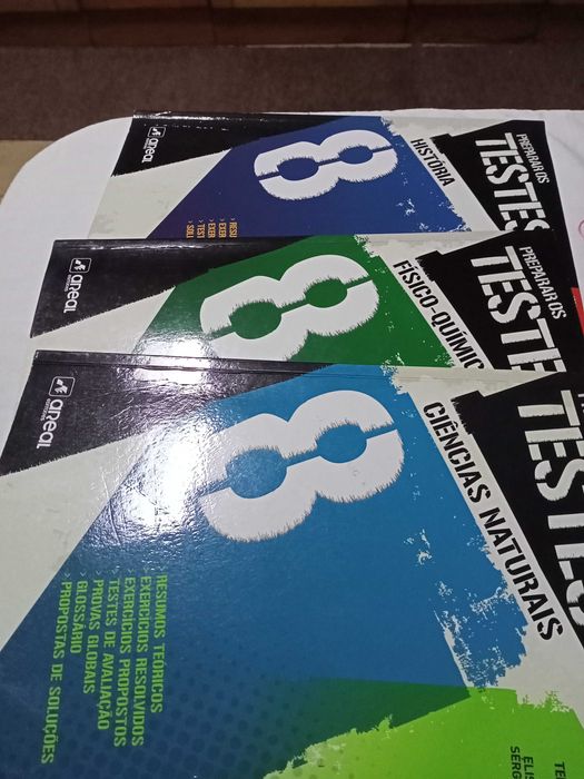 Testes 8º ano ciências naturais, físico-química, historia