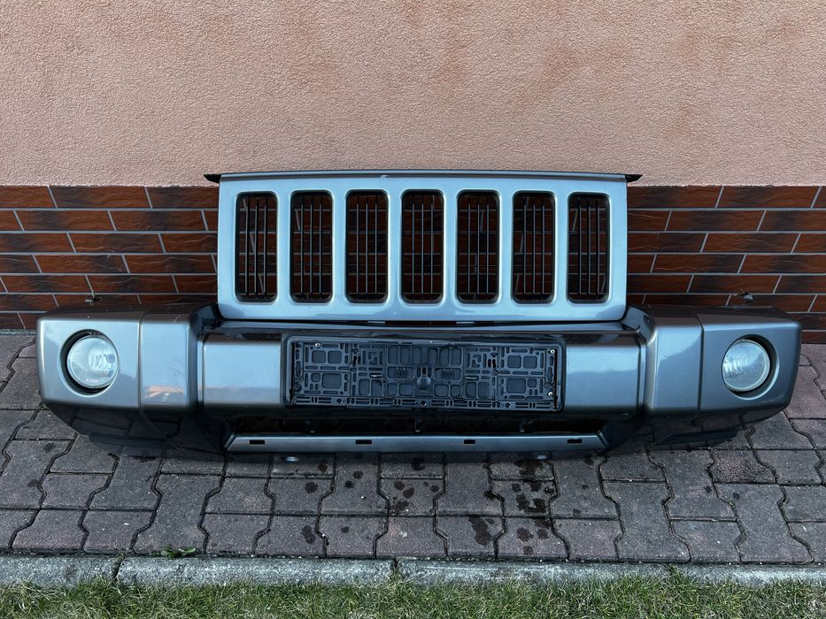 Zderzak przod Jeep Commander XK XH EU Komplet Atrapa Gril