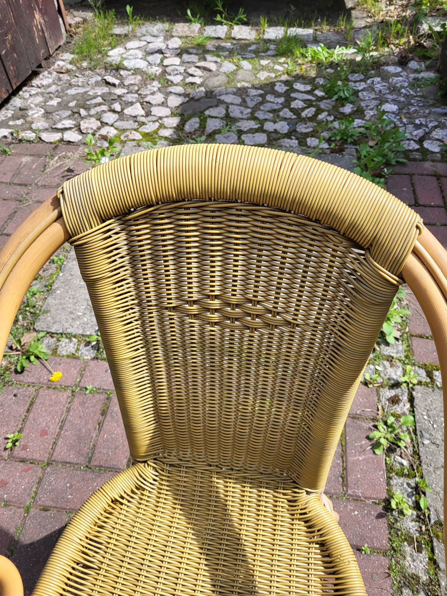 Fotel ogrodowy, krzesło,  rattan, technorattan