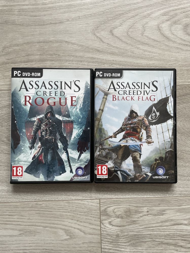Gry na PC Assasin’s Creed Black Flag oraz Assasin’s Creed Rouge