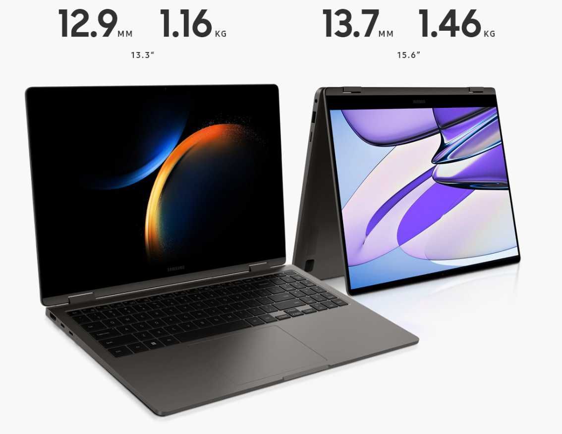 Samsung Galaxy Book3 360 15,6” i7 13ª Geração 16G 1TB SSD Touchscreen