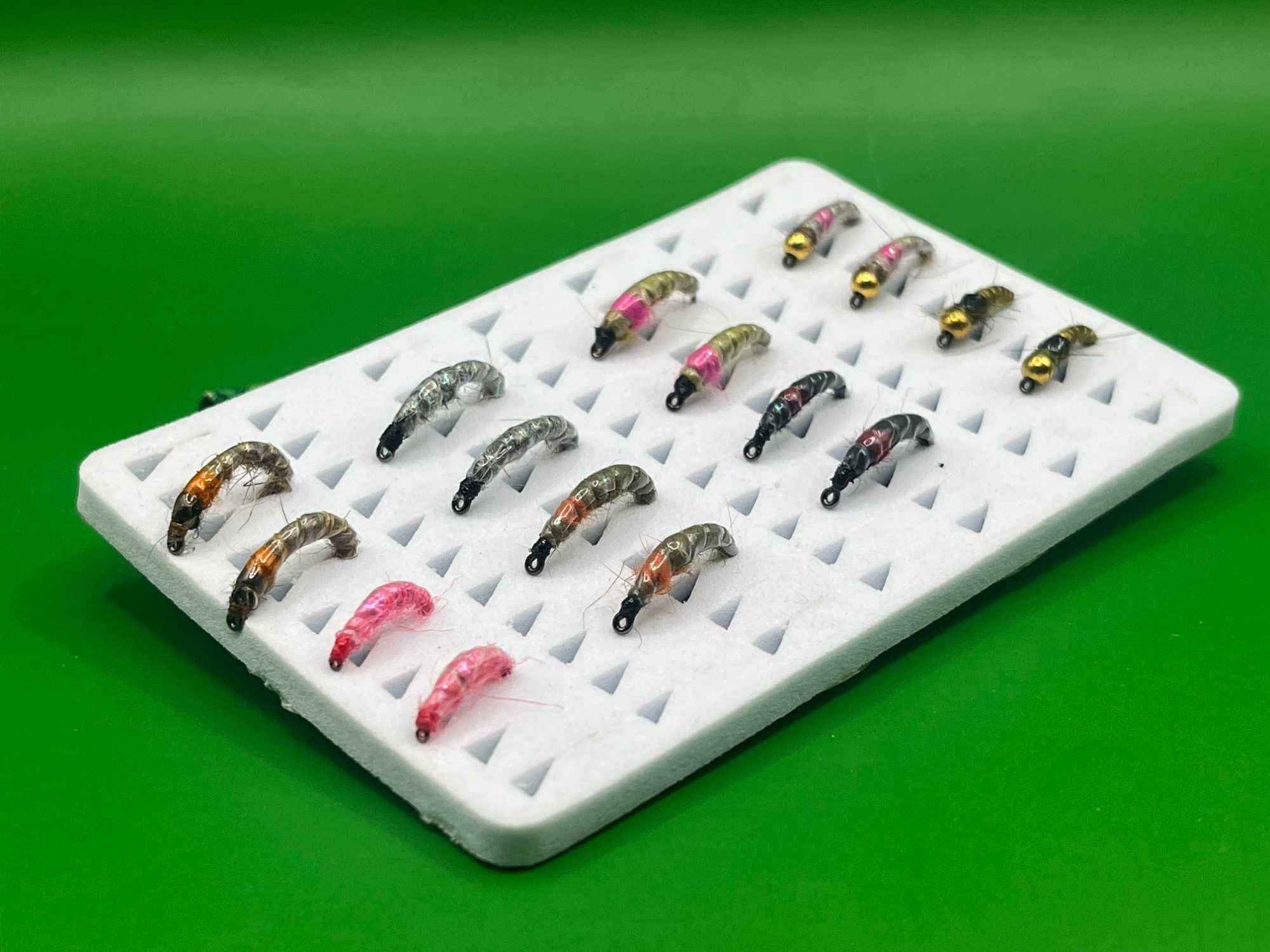 Mini Zestaw Sztucznych Przynęt Wędkarskich Metoda Muchowa Kiełże