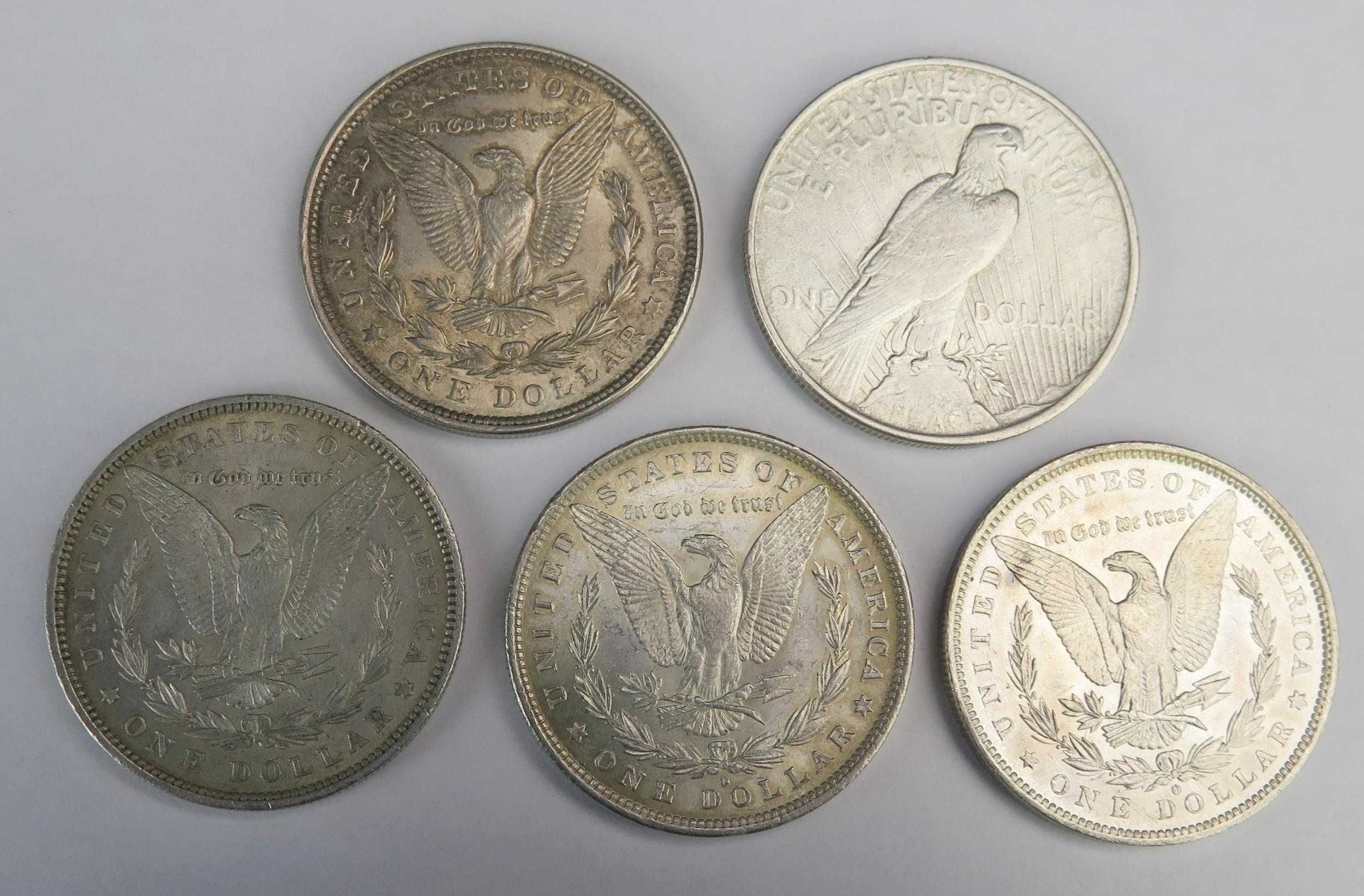 серебряный доллар США  1880-1923 год  Морган доллар
