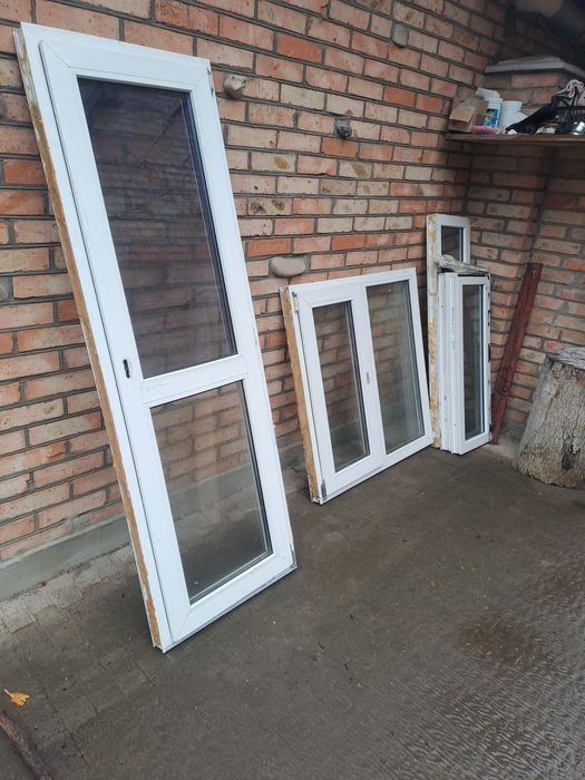 Вікна металопластикові, двері металопластикові  б,у.