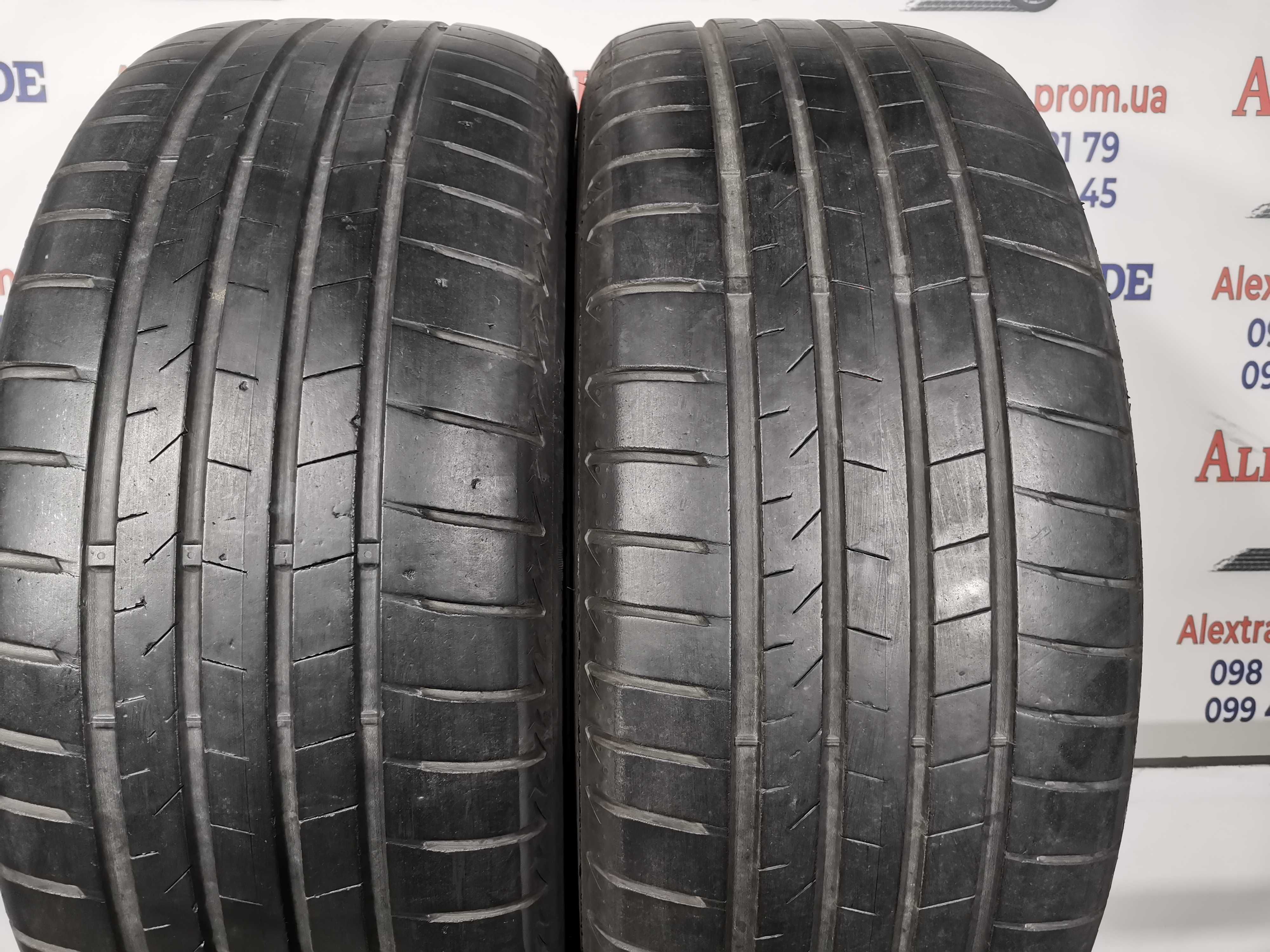 2 шт. 235/55 R18 Bridgestone Alenza 001 літні шини б/у, 2020 рік