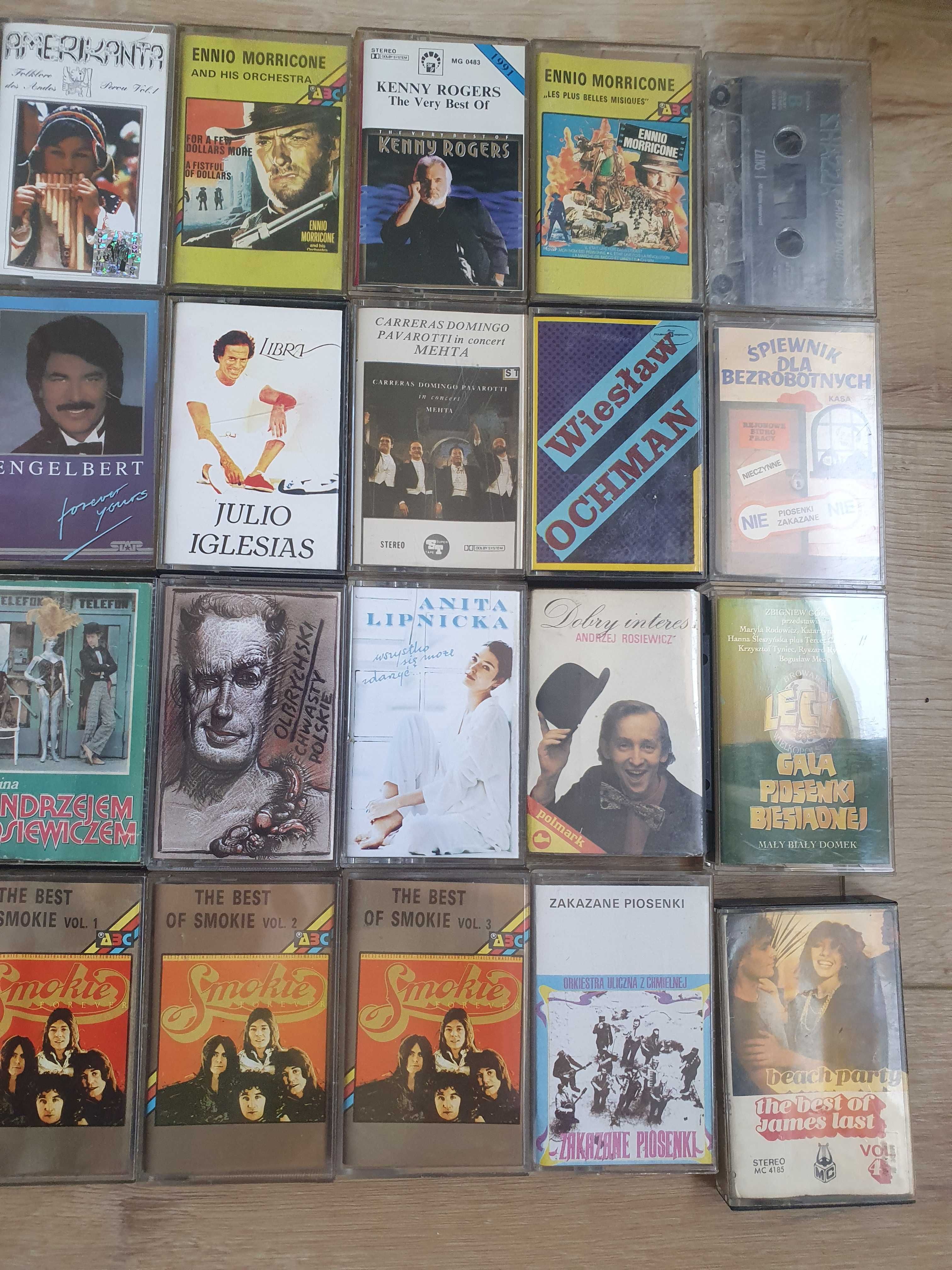 Kasety megnetofonowe kolekcja retro audio 31 sztuk