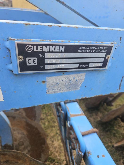 Agregat talerzowy Lemken Rubin 9- 4m