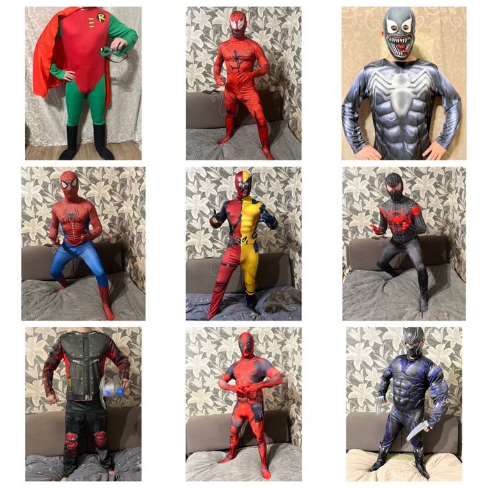 Мужской взрослый карнавальный костюм косплей аниматор праздник