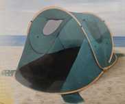 Tenda ultraleve para praia com bolsa