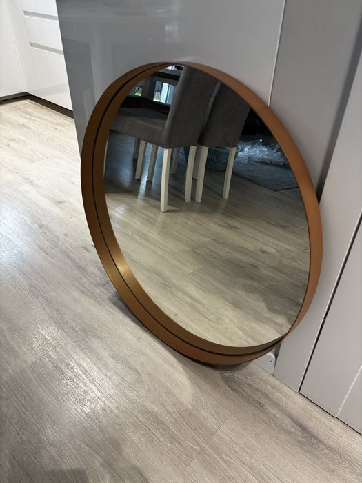 Lustro 80 cm kolor miedzi