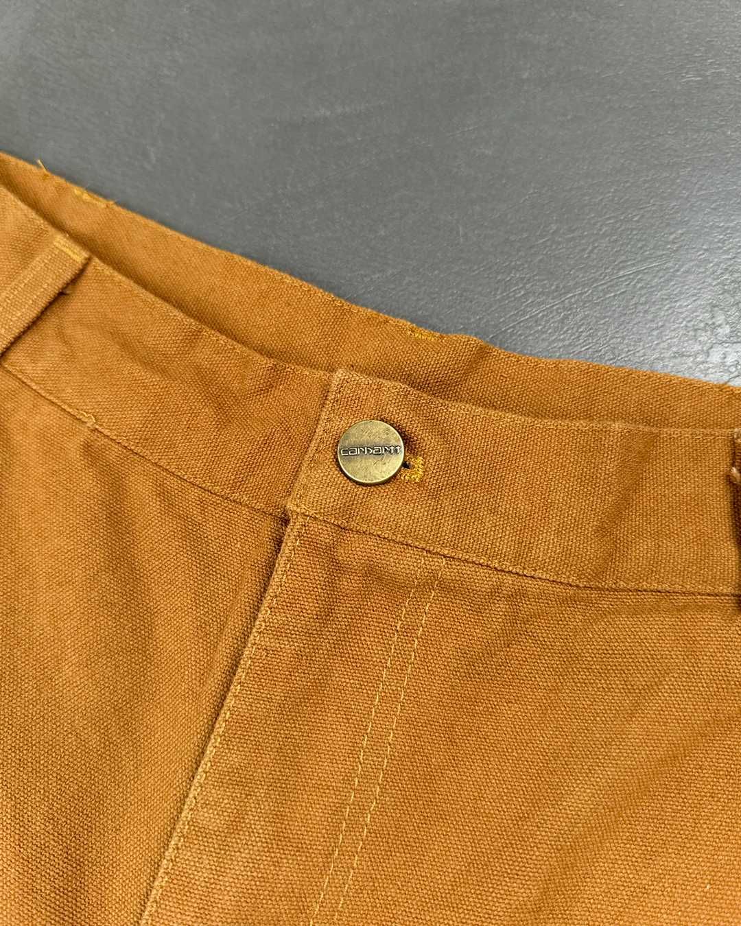 Штани Carhartt WIP B11 Washed Duck Work Dungaree Brown