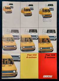 Fiat 128 - folder, prospekt, broszura.