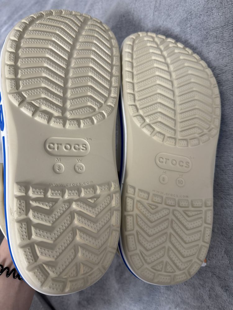 Crocs/Білі і сірі крокси 39р 40р
