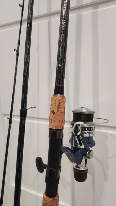 Wędka method feeder Mikado UV 3,50 90g + Shimano Sahara 4000