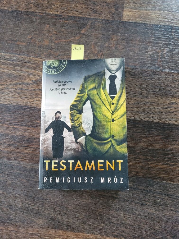2729. "Testament" Remigiusz Mróz