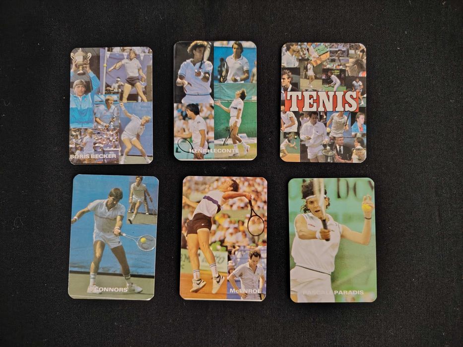 Ténis - calendários 1986