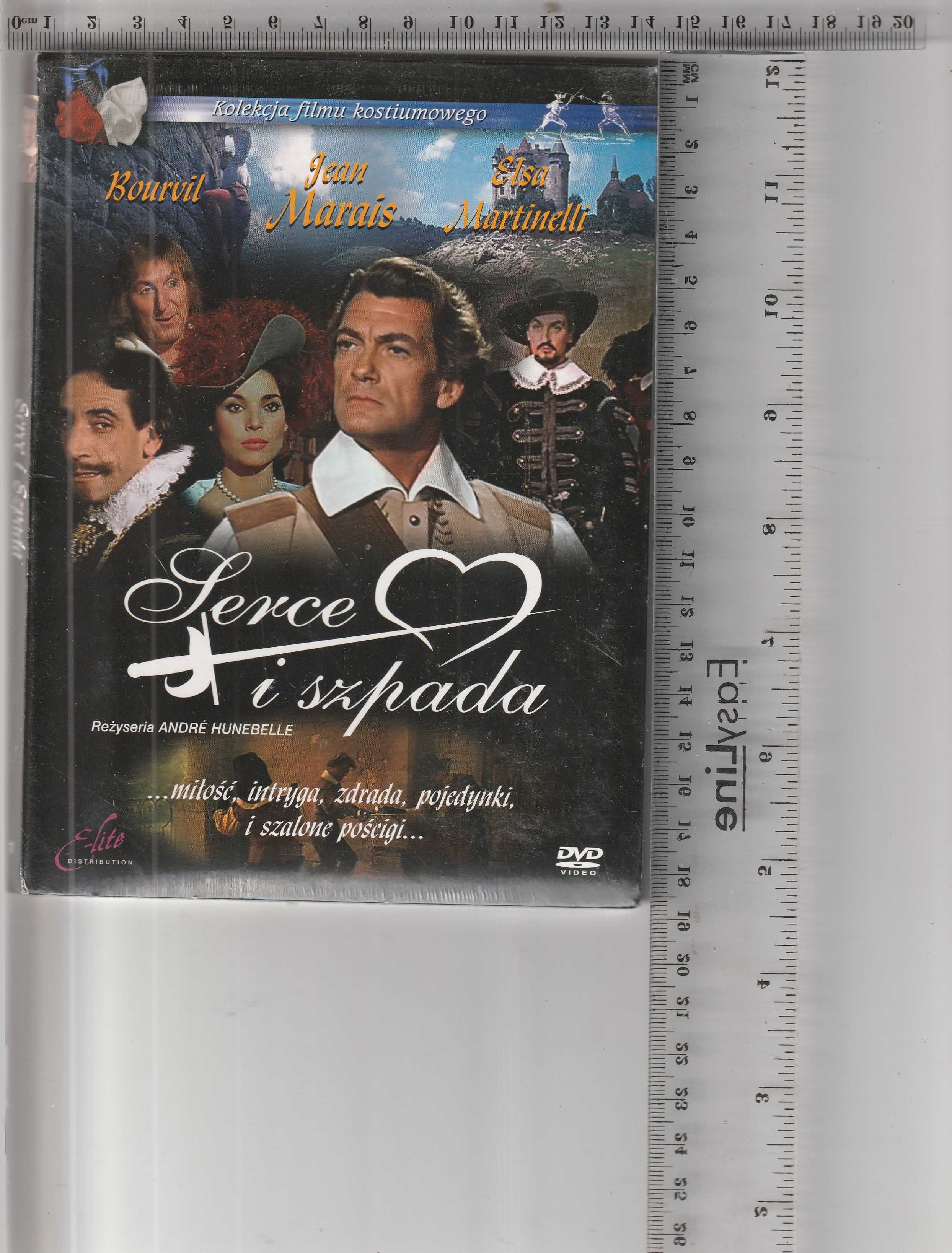 Serce i szpada Bourvil Jean Marais booklet  DVD