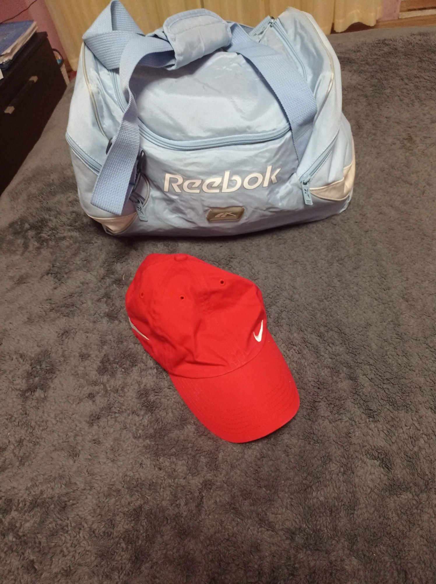 Сумка спортивна дорожня Reebok+кепка