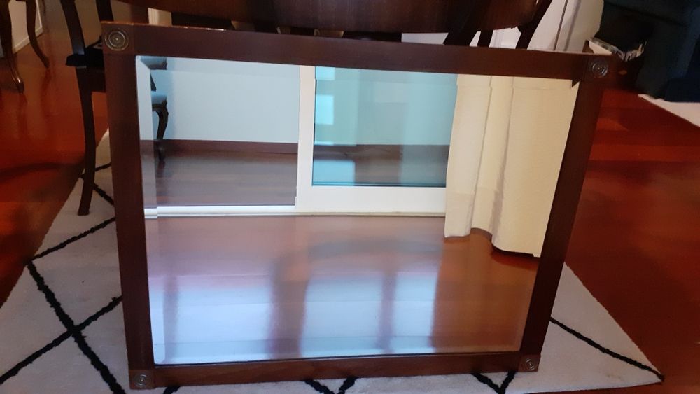 Espelho parede, biselado, horizontal ou vertical elegante