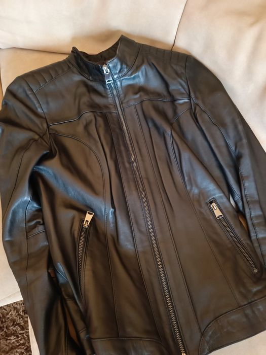 Кожаная куртка, женская,новая,без бирки!