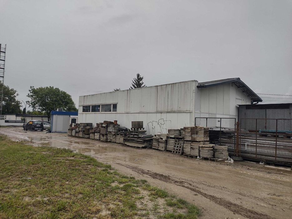 Hala, konstrukcja stalowa używana.