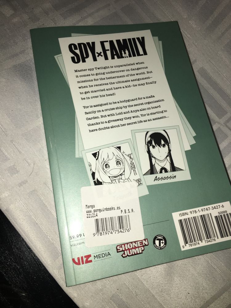 Livro Spy x Family