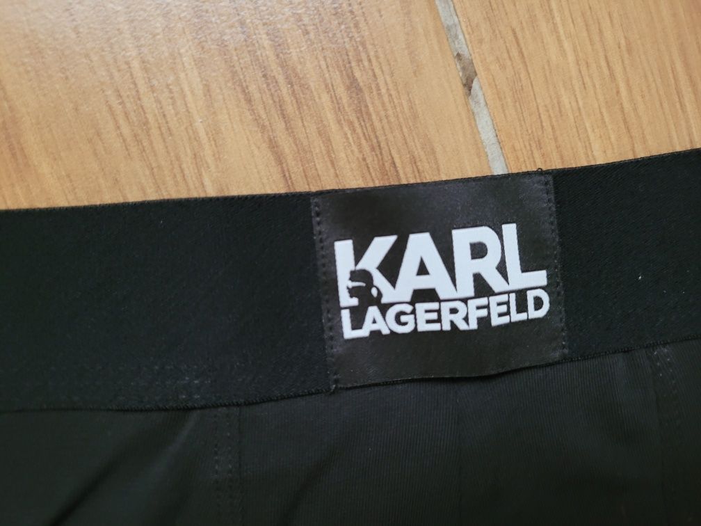 Bokserki Męskie 3pak Karl Lagerfeld XL Czarne