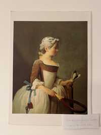 Poster A Menina do volante (Jean-Baptiste-Siméon, 1740)