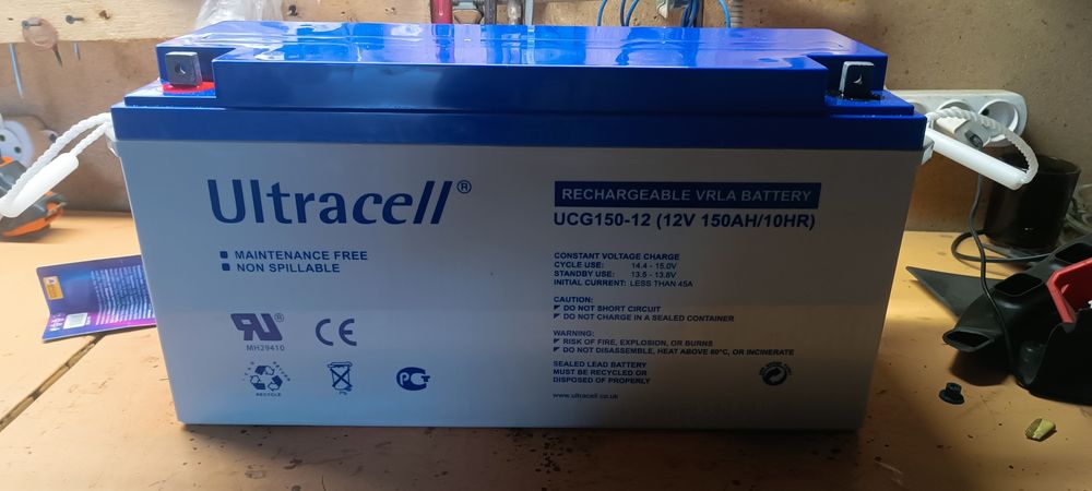 Акамулятор Ultracell UCG150-12 150А•ч 12В
