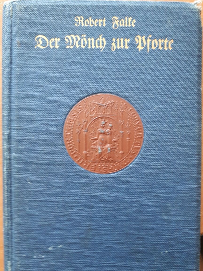 Książka po niemiecku, w gotyku, z dedykacją Robert Falke