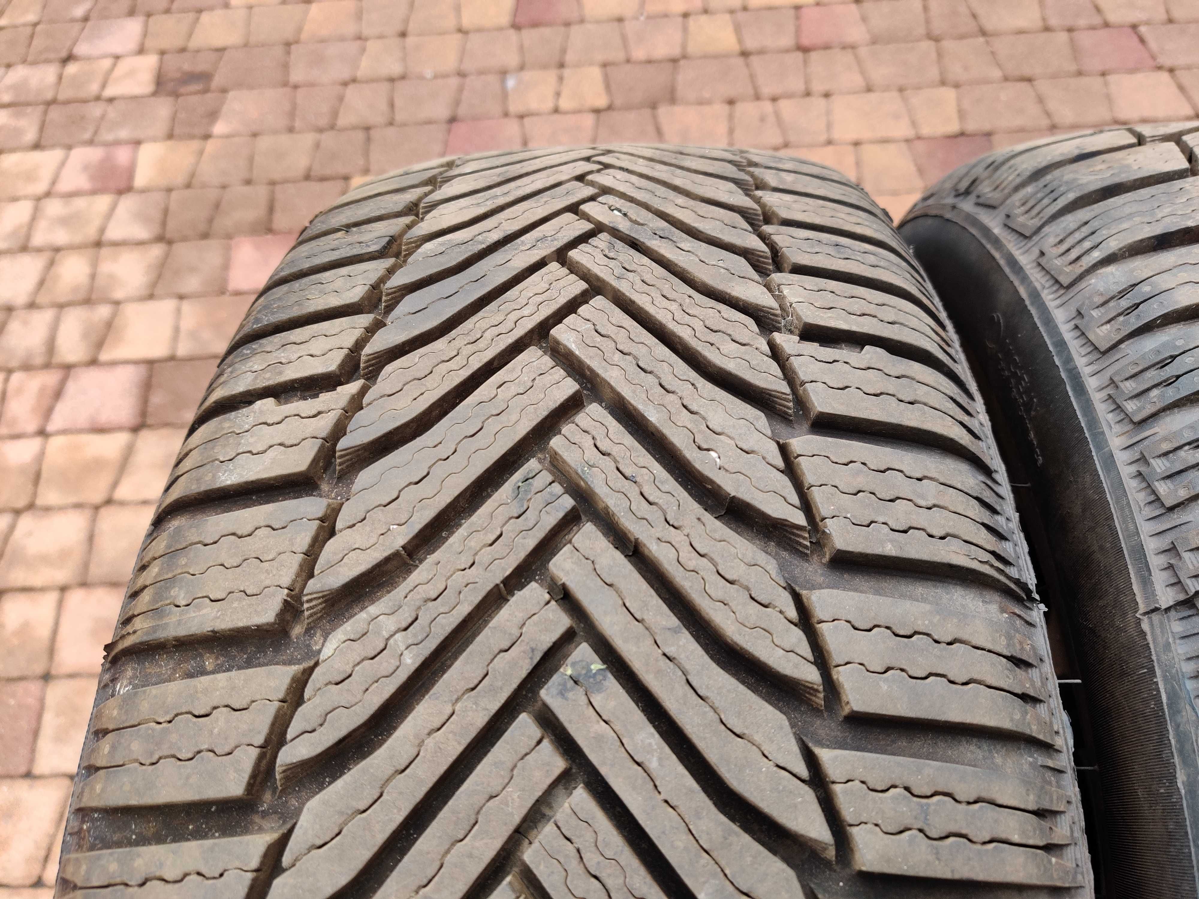 3421. Opony zimowe 205/60/16 Michelin 8.5mm 23r jak nowe cena za 4szt
