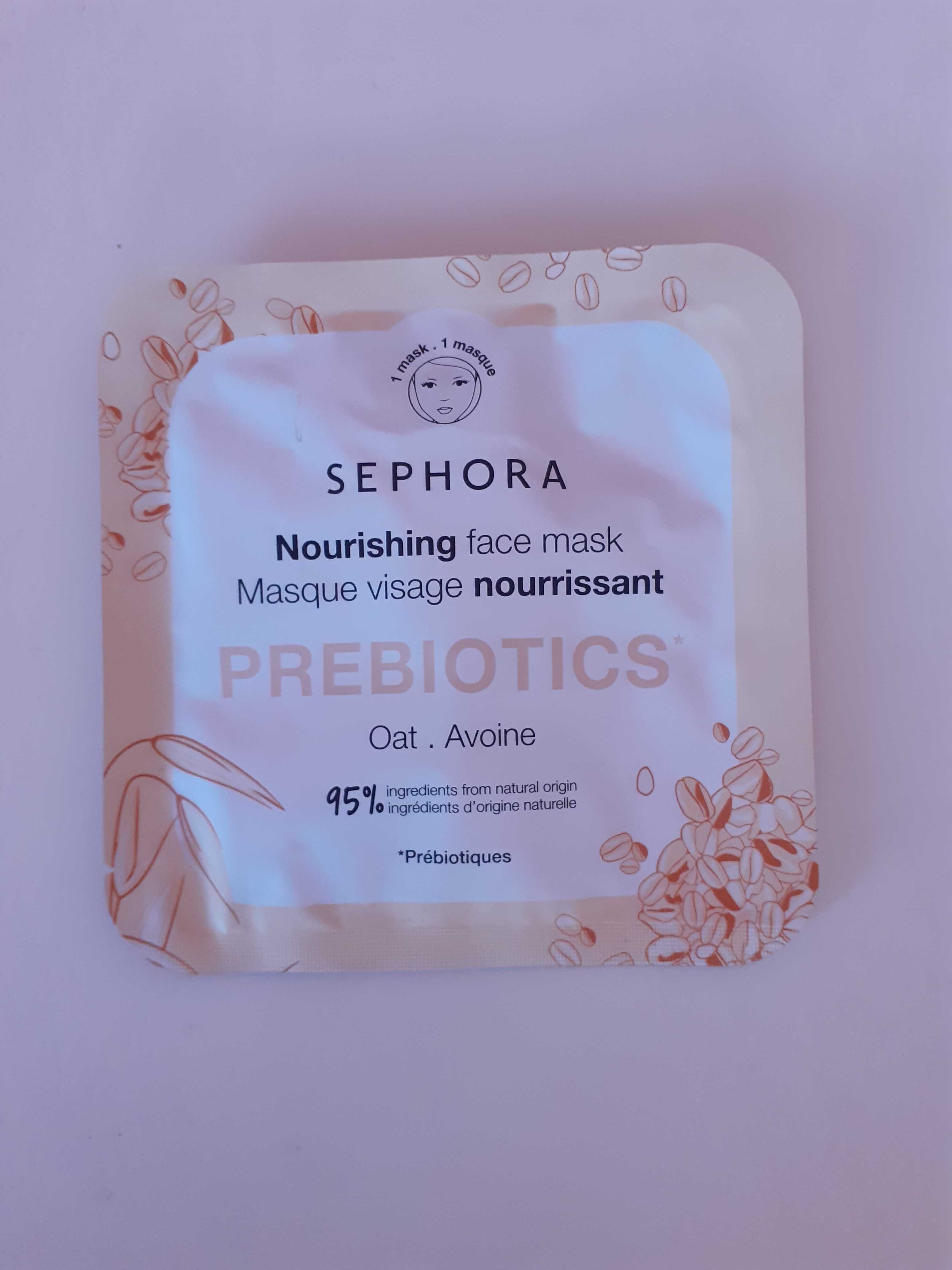 Nowa maseczka maska odżywcza naturalne składniki Sephora Prebiotics