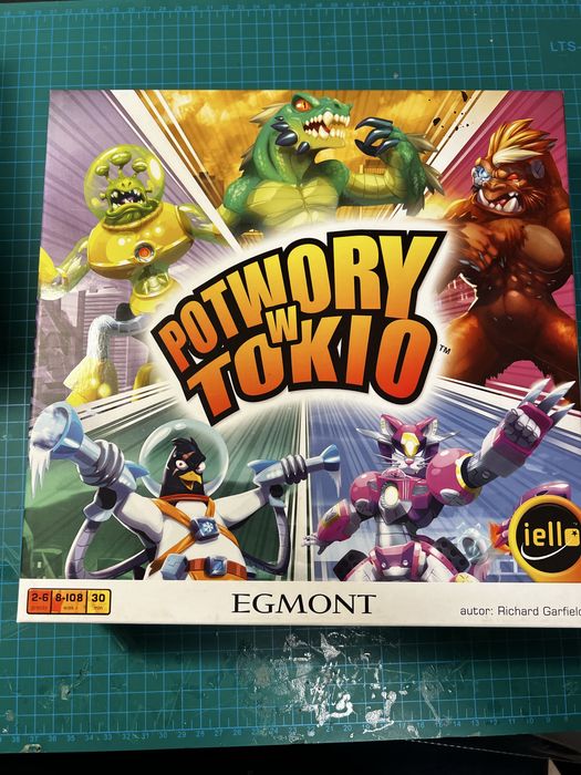 Gra planszowa Potwory w Tokio plus 3 dodatki.