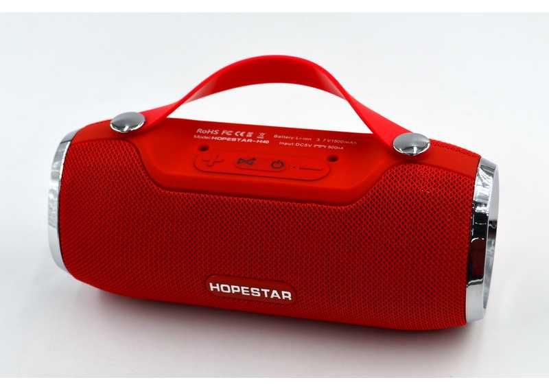 Бездротова акустика стерео МР3 музична Bluetooth колонка  Hopestar H40