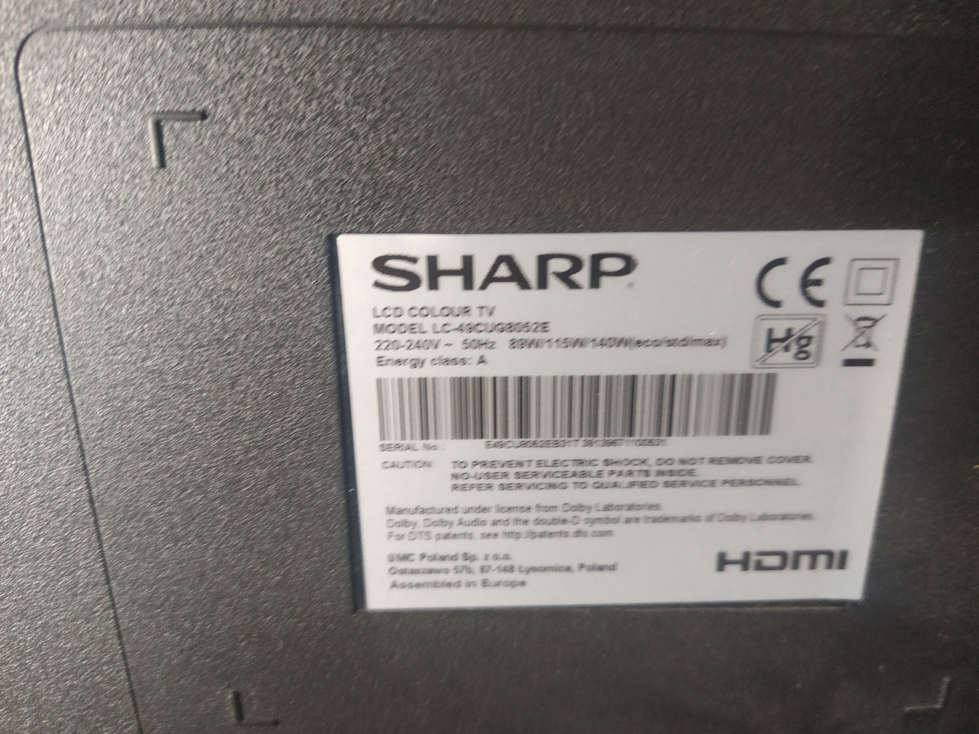 Telewizor LCD Sharp LC-49