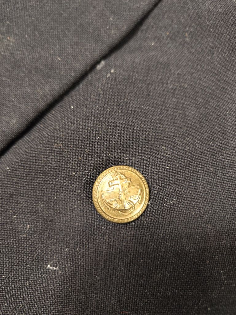 Stary mundur marynarka handlowa szkoła morska prl