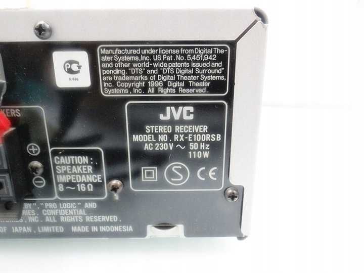 Amplituner JVC RX-E100RSB 5.1 / 110W / Eko Komis