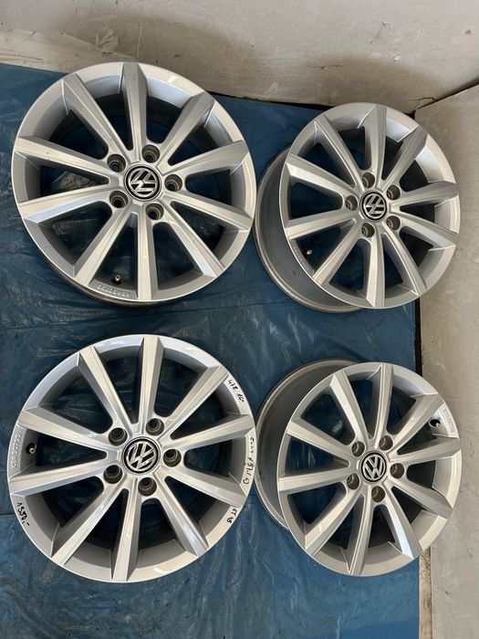 478 Felgi Aluminiowe Volkswagen VW R 16 5x112 Bardzo Ładne
