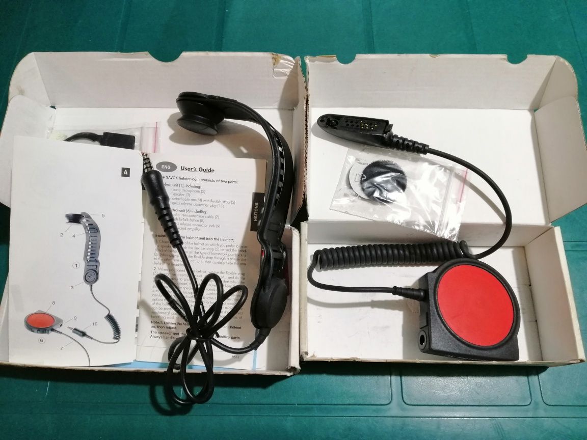 Система связи Savox HC-1 и кнопка PTT Motorola.