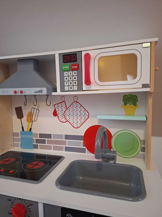 Drewniana kuchnia z Lidl+ dodatki