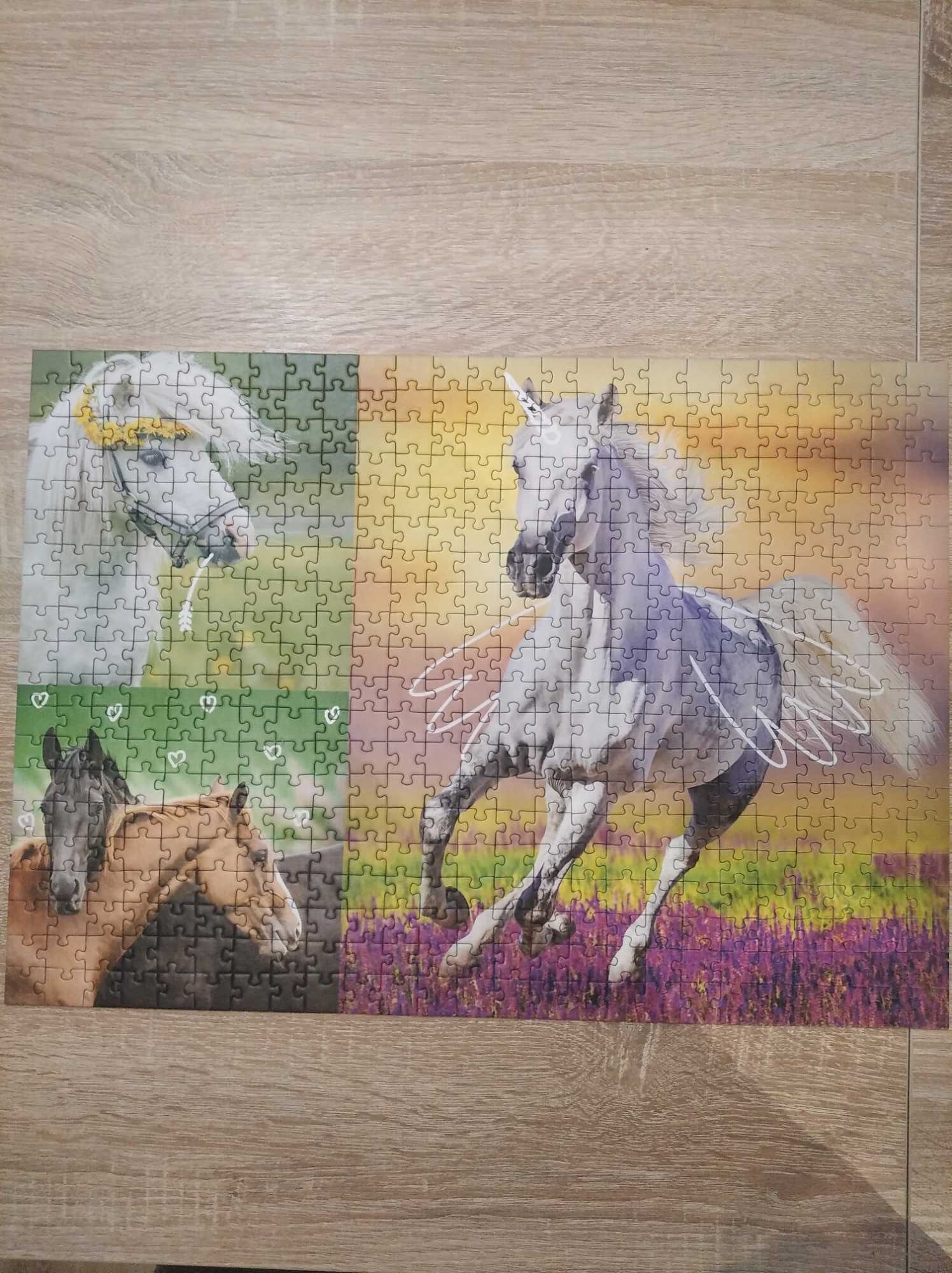 Puzzle z końmi 500 elementów.