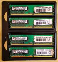 Memorias Kingston 4x1GB DDR2 667mhz (KVR667D2N5K2/2G x 2)