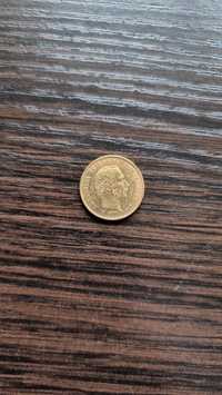 Złota moneta 10 koron 1900r, mały nakład tylko 204.000