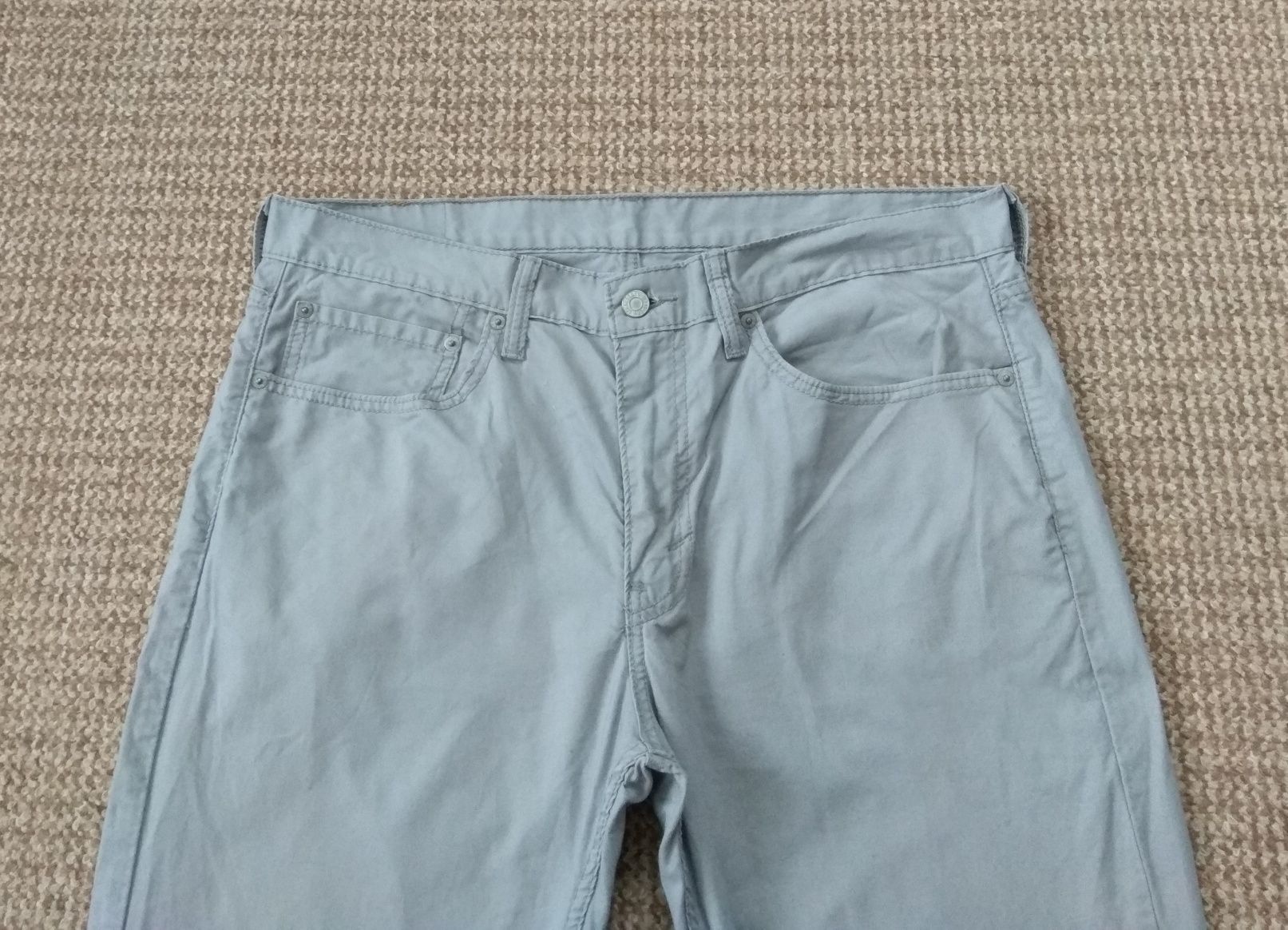 Levi's 511 W36 L30 чиносы джинсы slim fit оригинал серые