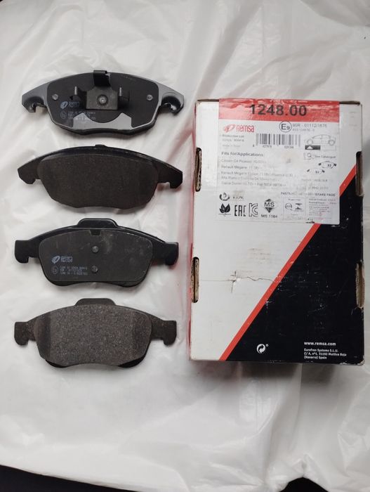 Колодки  передние REMSA 1248.00 (Renault Duster,Citroen,Peugeot)