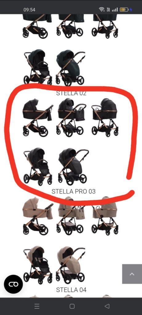Wózek 2w1 Bebetto Loren PREMIUM CLASS