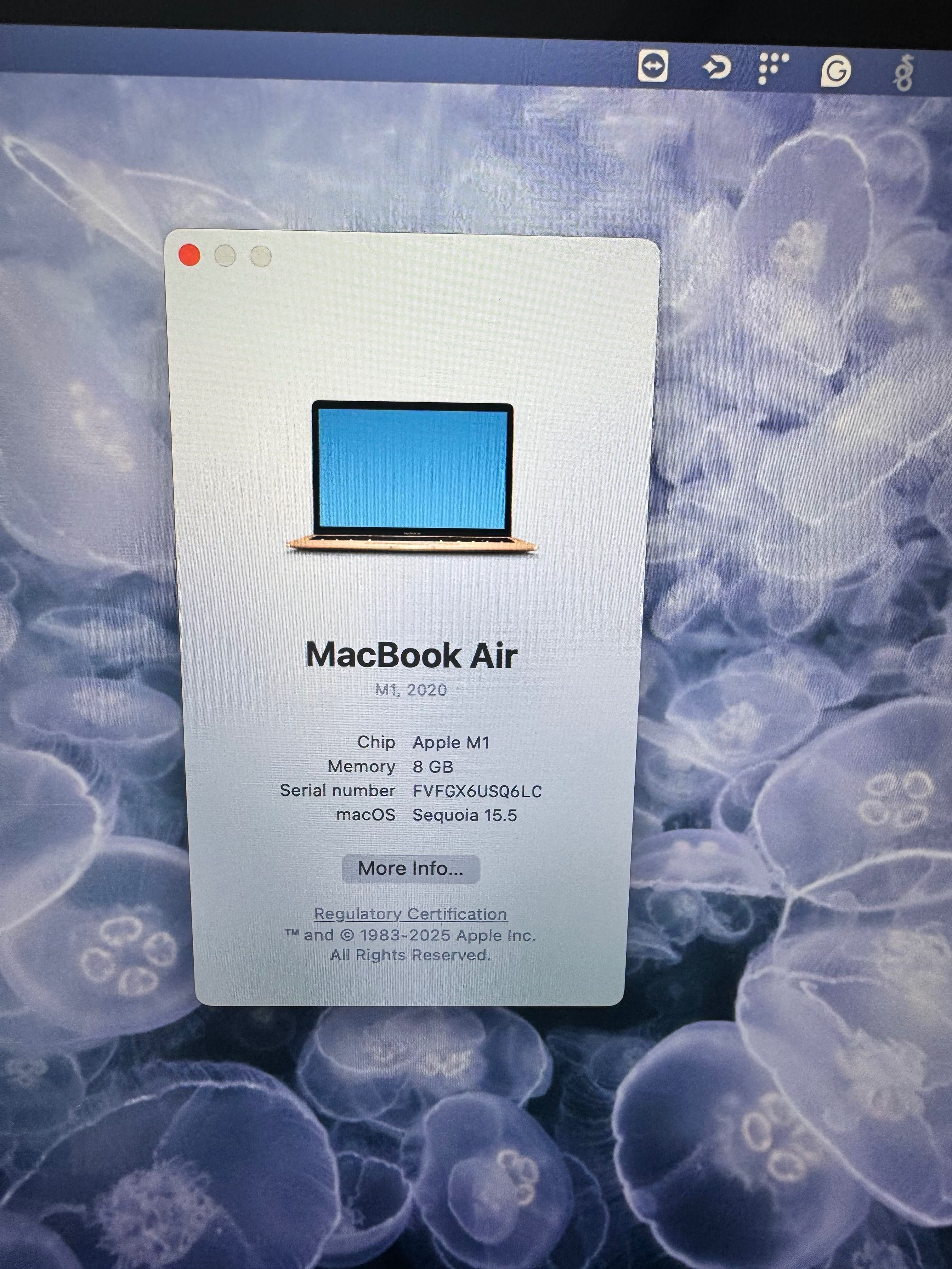 Macbook Air M1 (2020) 8/256gb Pink Gold