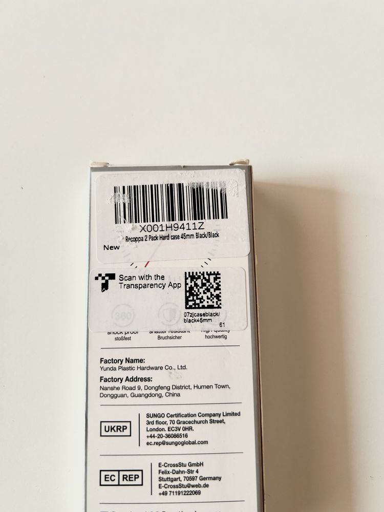 NOWE Etui na zegarek Apple Watch 45 mm czarny