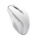 Bezprzewodowa mysz Ugreen MU101 ergonomiczna Bluetooth/2.4 GHz - biała