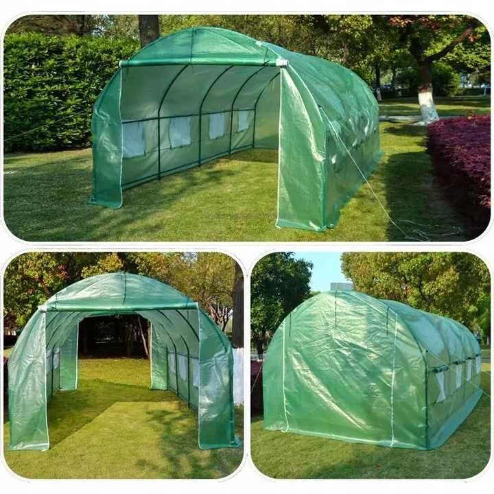 Tunel ogrodowy foliowy 10m2 SZKLARNIA NA WARZYWA 4M x 2,5M x 2M